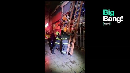 Horror, desolación y tensión_ así trabajan los bomberos en el derrumbe de Floresta