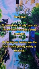 Travel Facts about Australia, Norway and Sweden,  No. 13