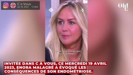 “On saigne de l’intérieur” : Enora Malagré fait de terribles révélations sur sa maladie