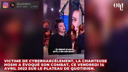 "La loi n'est pas appliquée" : Hoshi victime de harcèlement, son coup de gueule dans Quotidien