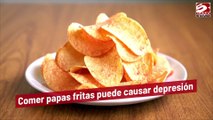 Comer papas fritas puede causar depresión