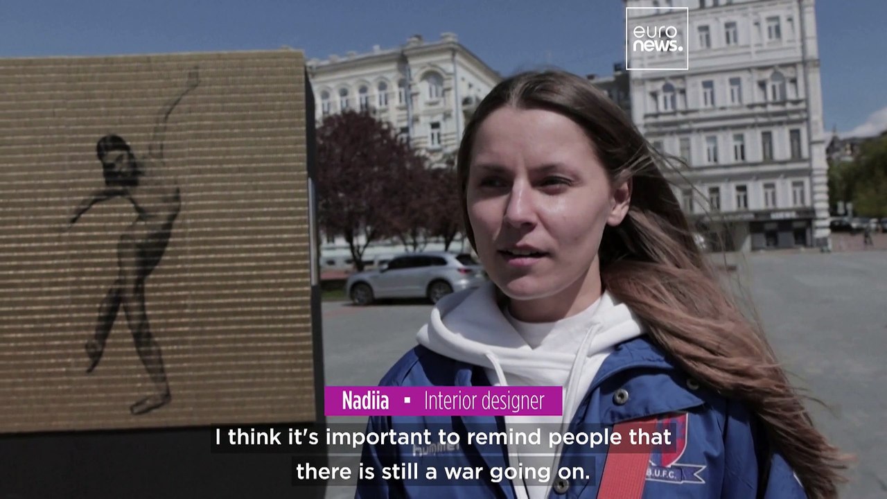 Beauty and brutality: Art project sees Ukrainian ballerinas dancing on bullet casings