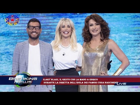Ilary Blasi, il gesto con la mano a Enrico durante la diretta dell'Isola dei Famosi cosa nasconde?