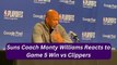 Phoenix Suns Coach Monty Williams Reacts to Game 5 Win vs Los Angeles Clippers