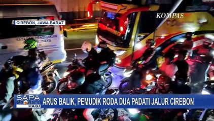Arus Balik Melonjak dari Cirebon ke Jakarta, Pemudik Siap Kembali Bekerja