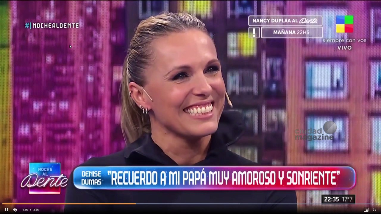 Denise Dumas se quebró al recodar la muerte de su hermana