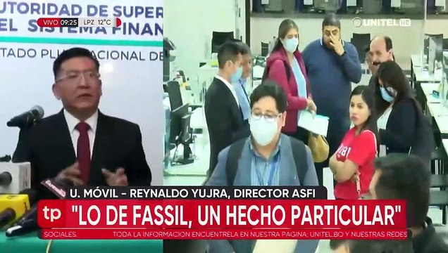 Sistema financiero no se verá afectado por caso del Banco Fassil, ya que es algo puntual, según ASFI