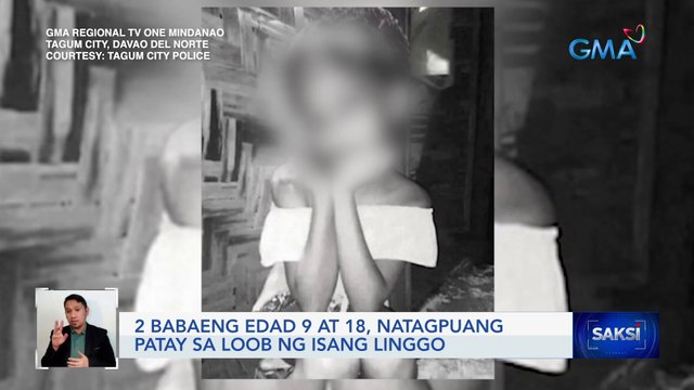 2 babaeng edad 9 at 18, natagpuang patay sa loob ng isang linggo | Saksi