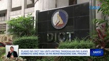 Plano ng DICT na unti-unting tanggalan ng ilang serbisyo ang mga 'di pa rehistradong sim, pinuna | Saksi