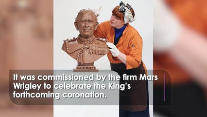 King Charles and the Chocolate Factory |  Chocolate Bust Created for Coronation
