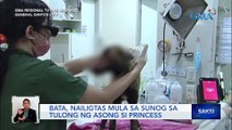 Bata, nailigtas mula sa sunog sa tulong ng asong si Princess | Saksi