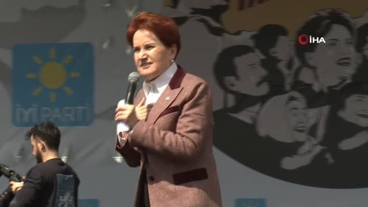 İYİ Parti Genel Başkanı Meral Akşener: "Savaşa gider gibi seçim propagandası yapanların tamamını Osmanlı tokadı ile gönderin"