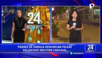 Lince: escolares se pelean en la puerta del colegio Melitón Carvajal