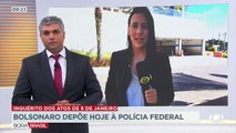 Jair Bolsonaro depõe na Polícia Federal, em Brasília, nesta quarta 26/04/2023 13:54:59