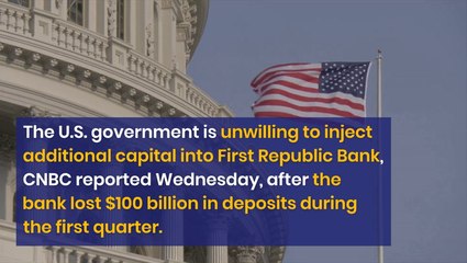 First Republic Bank Shares Sink Another 20% With Report Of Government Unwilling To Come To The Rescue - $FRC