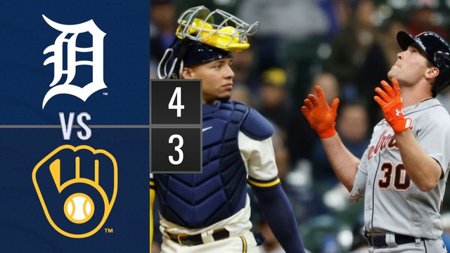 Resumen Tigres de Detroit vs Cerveceros de Milwaukee | MLB 25-04-2023