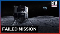 Japanese spacecraft crashes in attempt to land on the moon