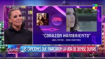 Denise Dumas lloró al aire por una canción de Abel Pintos