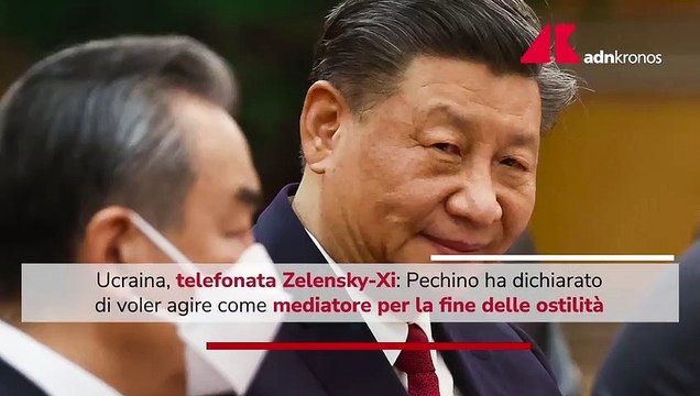 Ucraina, Zelensky: Con Xi discusso di pace giusta e duratura