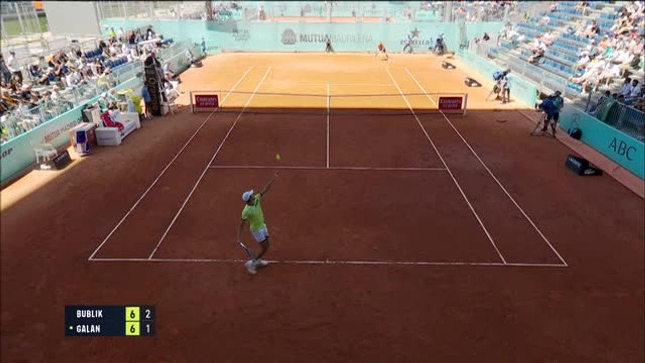 Highlights: Bublik gewinnt Drei-Satz-Epos