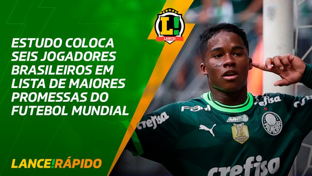 Estudo põe quatro jogadores brasileiros em lista de maiores promessas do futebol mundial - LANCE! Rápido