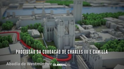 Procissão da coroação de Charles III e Camilla