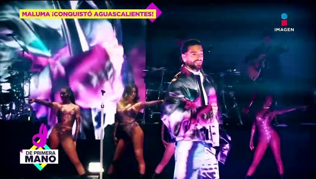 ¡Maluma conquista Aguascalientes!