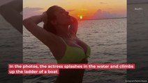 Bikini Beauty: Salma Hayek Shows Off Her Curves!