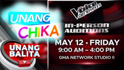 Sa May 12 na ang in-person audition para sa The Voice Generations | UB