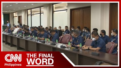 Download Video: Lawmakers question policemen tagged in ₱6.7-B shabu haul 'cover-up'