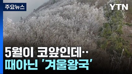 5월이 코앞인데...덕유산 상고대로 겨울 왕국 재현 / YTN