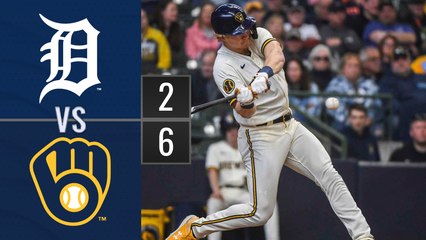 Resumen Tigres de Detroit vs Cerveceros de Milwaukee | MLB 26-04-2023