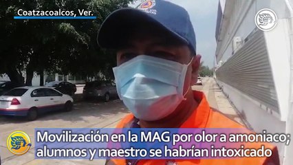 Movilización en la MAG por olor a amoniaco; alumnos y maestro se habrían intoxicado