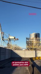 O Porto de Itajaí está longe de se afastar do momento de crise