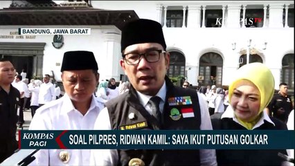 Download Video: Tanggapi Soal Cawapres Pendamping Ganjar, Begini Kata Ridwan Kamil...