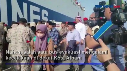 Bus Evakuasi WNI di Sudan Kecelakaan, 3 Orang Terluka