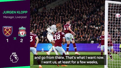 Klopp starting to sense Liverpool revival after West Ham win