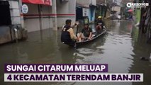 4 Kecamatan di Kabupaten Bandung Barat Terendam Banjir, Sungai Citarum Meluap