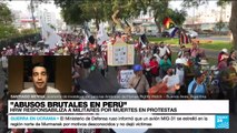 Santiago Menna: 'Ataques policiales a manifestantes en Perú parecen ser direccionados'