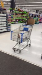 Man Smashes Jewelry Cases at Walmart