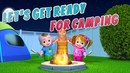 A camping night to play and explore fun activities with Daddy Johnny and Dolly