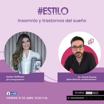 Estilo Saludable: Insomnio y trastornos del sueño