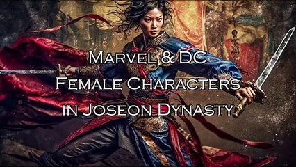 Marvel & DC Female Characters in Joseon Dynasty