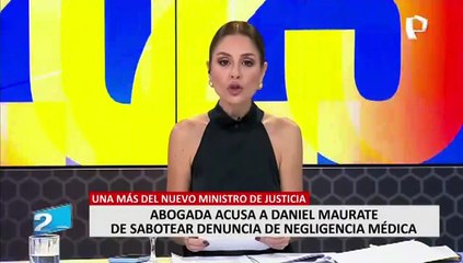 Daniel Maurate: abogada lo acusa de sabotear denuncia sobre negligencia médica
