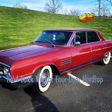 1964 Buick Wildcat Four-Door Hardtop . سيارات كلاسيكيه @Classicmusclecars1 . American Cars French cars