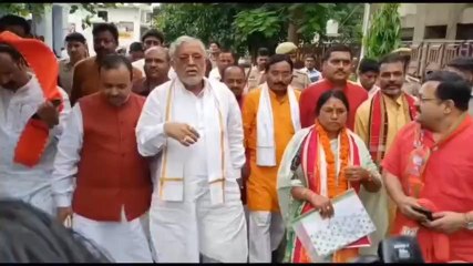 शाहजहांपुर:सहकारिता मंत्री ने अखिलेश पर हमला बोलते हुए कहा वह घाट-घाट का पानी पी रहे