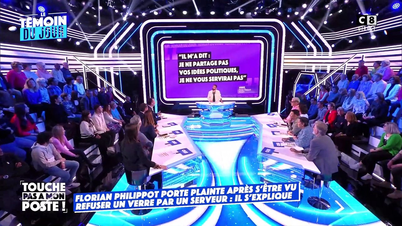 Florian Philippot, président des "Patriotes", raconte dans TPMP l'incident qui s'est produit dans un bar où un employé à refusé de le servir "en raison de ses idées" - Le barman a été interpellé par la police et conduit au commissariat
