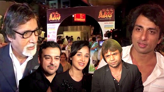 Aag Movie Premiere | Amitabh Bachchan, Rajpal Yadav, Adnan Sami | Flashback Video
