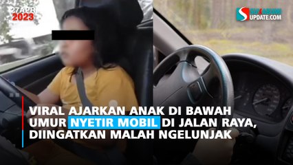Viral Ajarkan Anak di Bawah Umur Nyetir Mobil di Jalan Raya, Diingatkan Netizen Malah Ngelunjak
