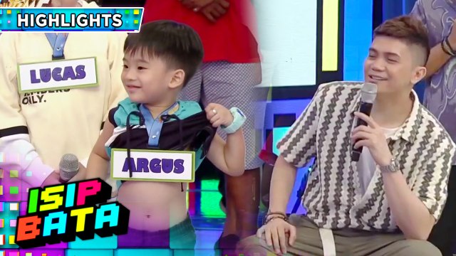 Argus shows off his abs to Vhong | Isip Bata